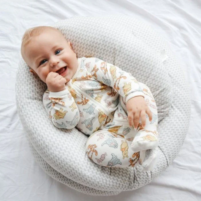Babystudio The Ultimate Body Pillow - Gingham Beige - Image 6