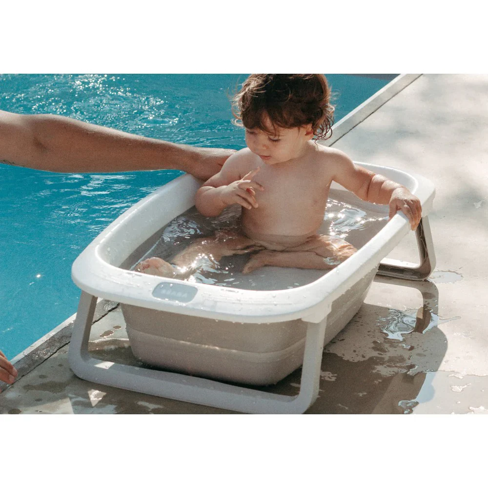 Beaba Eazy Pop Foldable Bath - Velvet Grey - Image 10