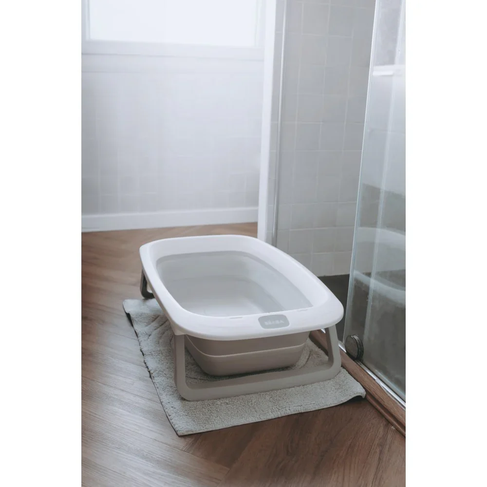 Beaba Eazy Pop Foldable Bath - Velvet Grey - Image 9