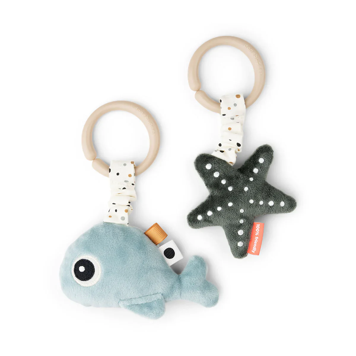 Done by Deer Hanging Activity Toy Blue