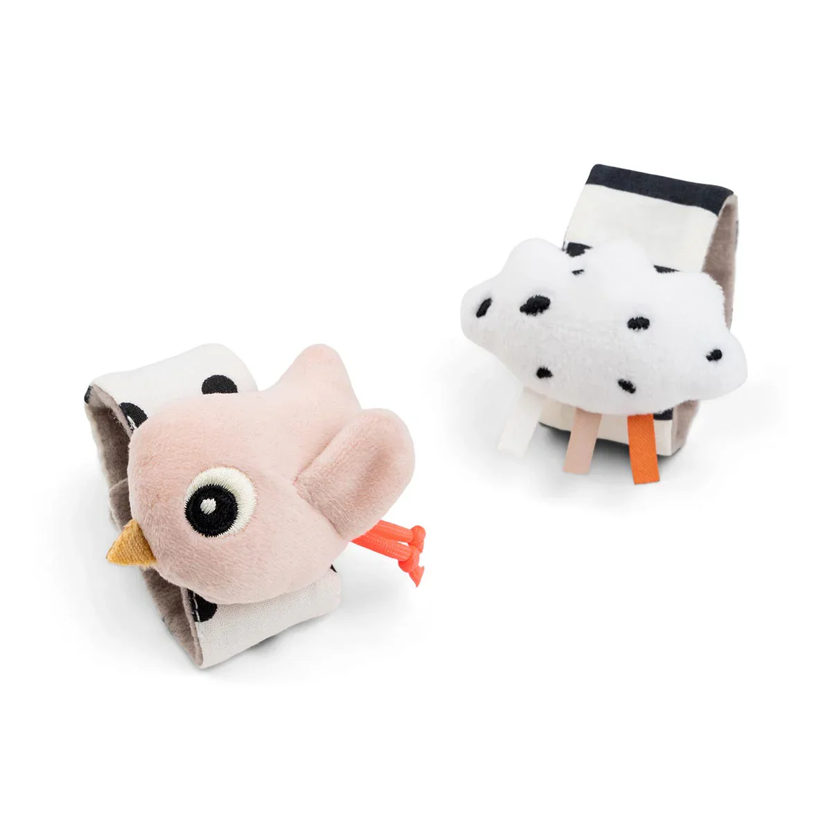 Done by Deer Wrist Rattle 2 Piece Set POWDER - Image 5