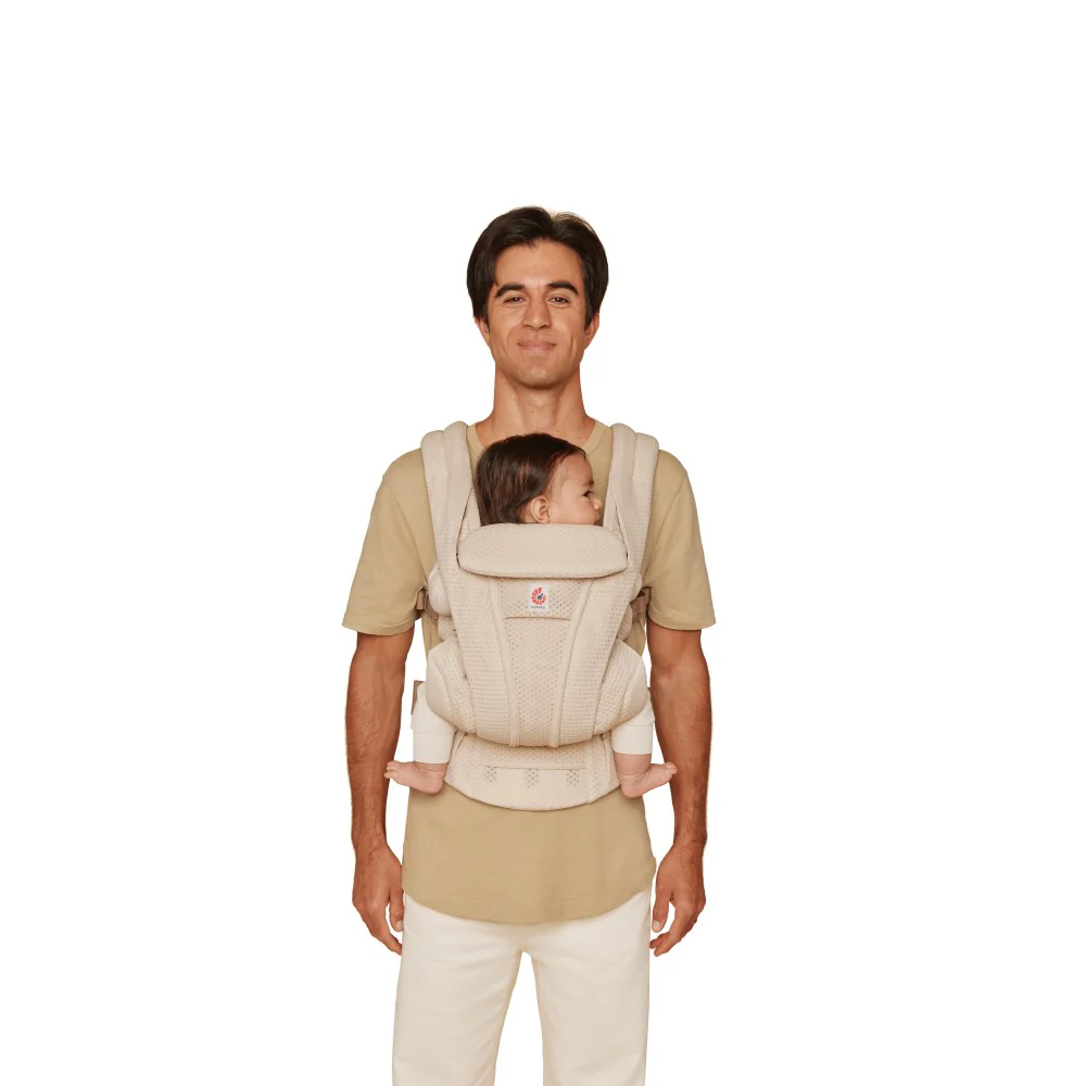 Ergobaby Omni Deluxe All-in-One Mesh Baby Carrier - Natural Beige - Image 3