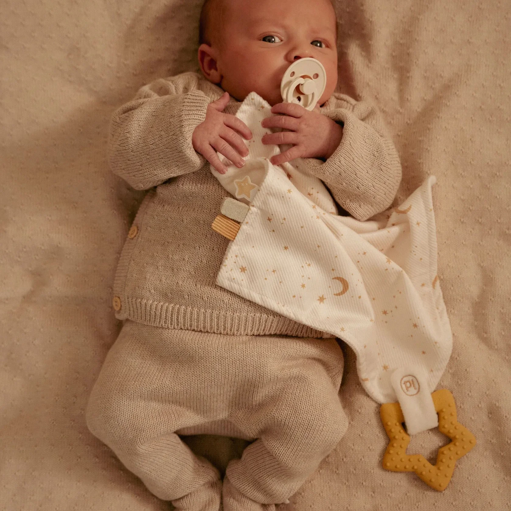 Little Dutch Cuddle Cloth - Baby Goose With Teething Ring - Image 12