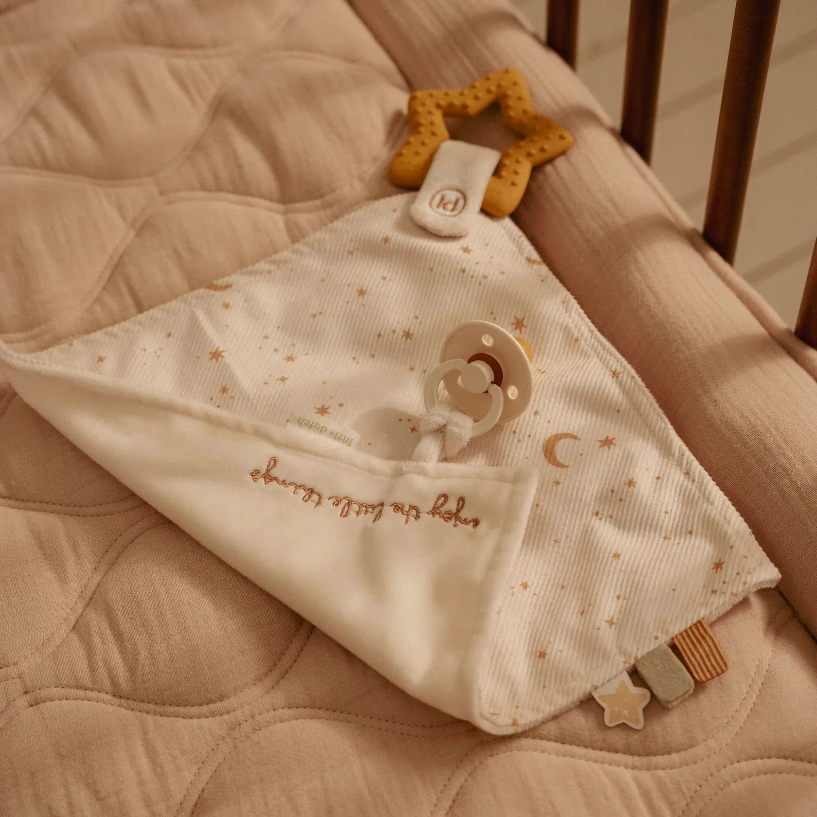 Little Dutch Cuddle Cloth - Baby Goose With Teething Ring - Image 4
