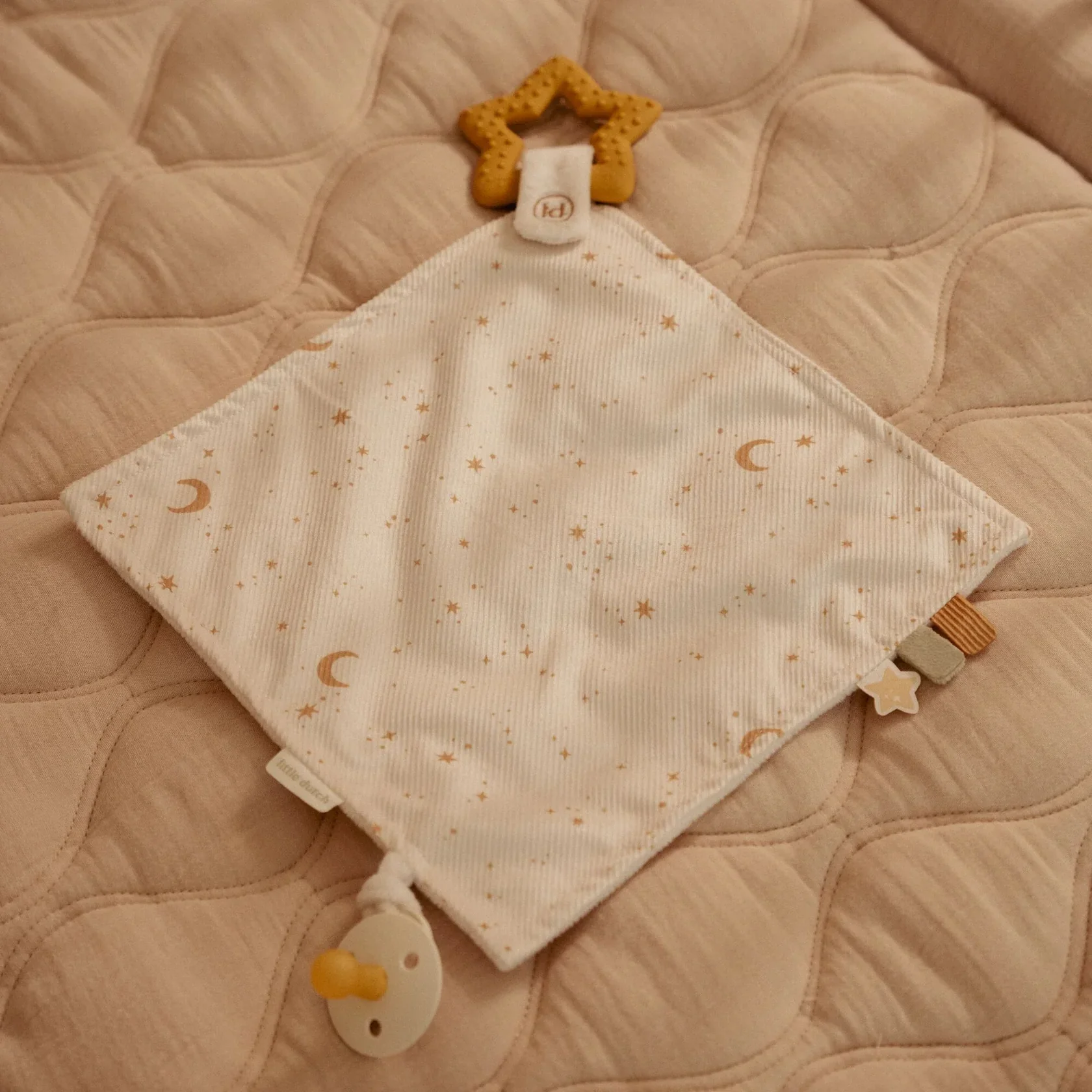 Little Dutch Cuddle Cloth - Baby Goose With Teething Ring - Image 7