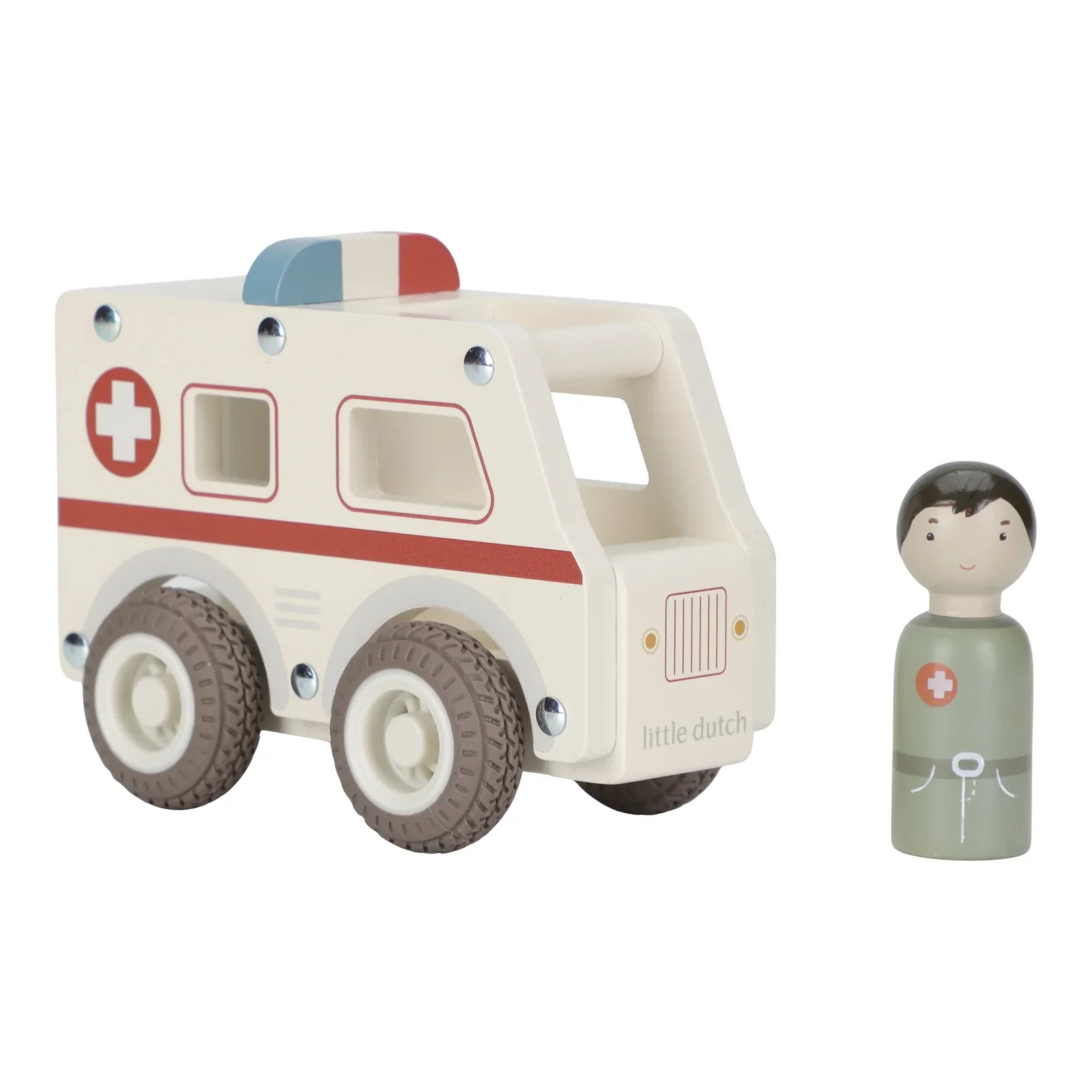 Little Dutch Wooden Ambulance - Image 3