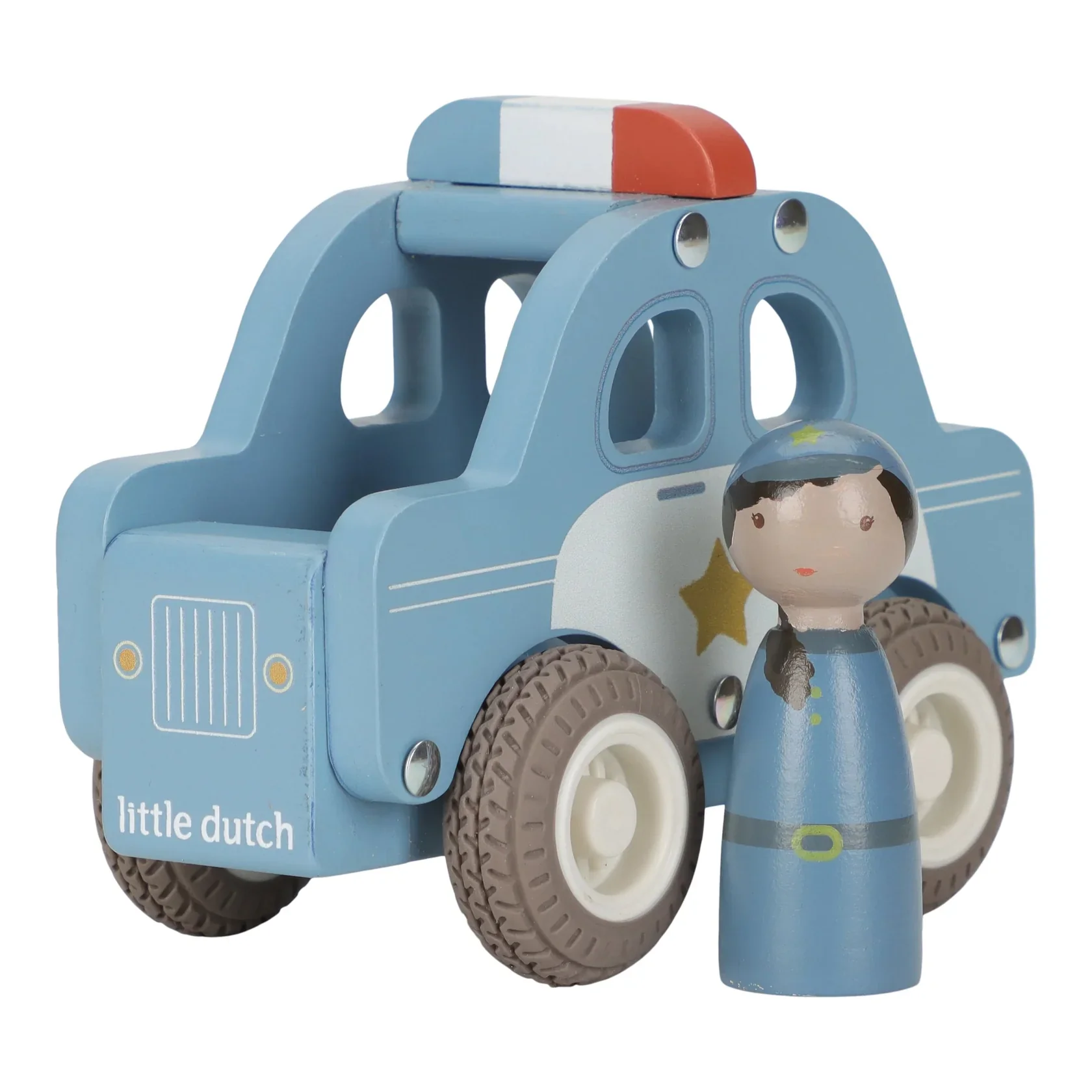 Little Dutch Wooden Police Car - Image 11
