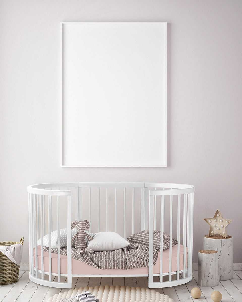 Lolli Sprout 4in1 Cot and mattress Set -WHITE | Essential Starter Cot Package - Image 10