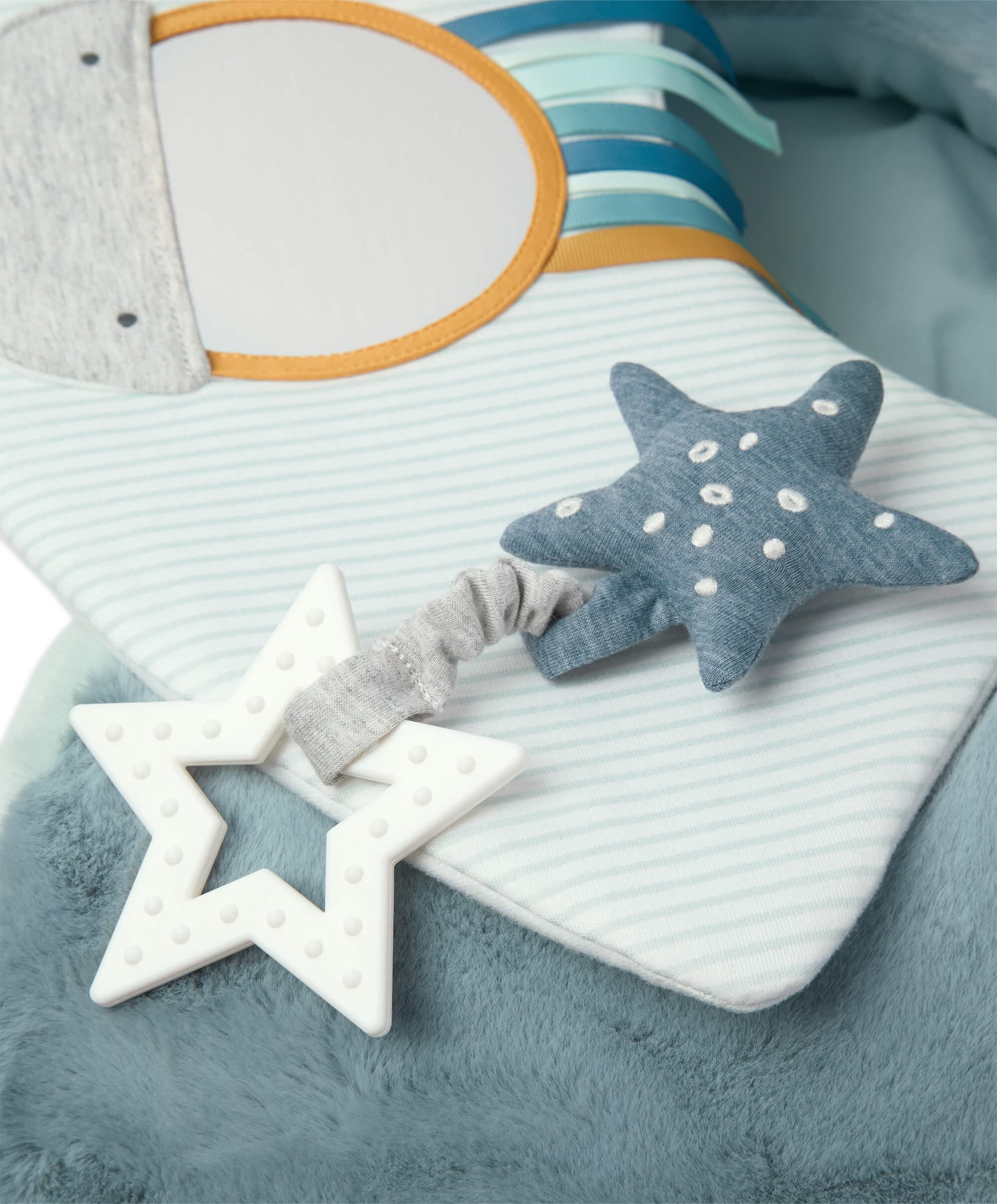 Mamas & Papas Sit & Play Floor Seat - Welcome to the World Blue - Image 6