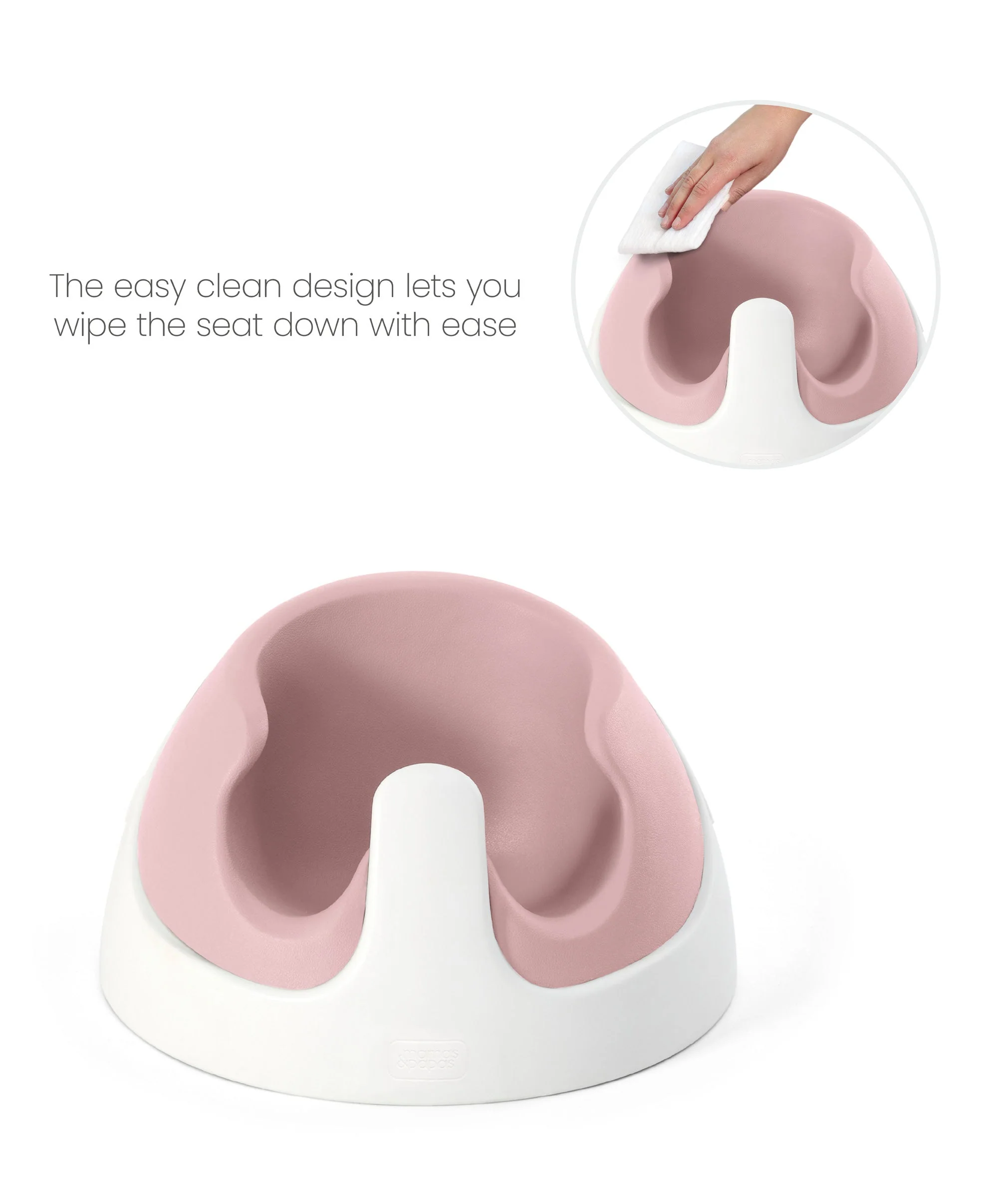 Mamas & Papas Snug Floor Seat with Activity Tray - Blossom - Image 6