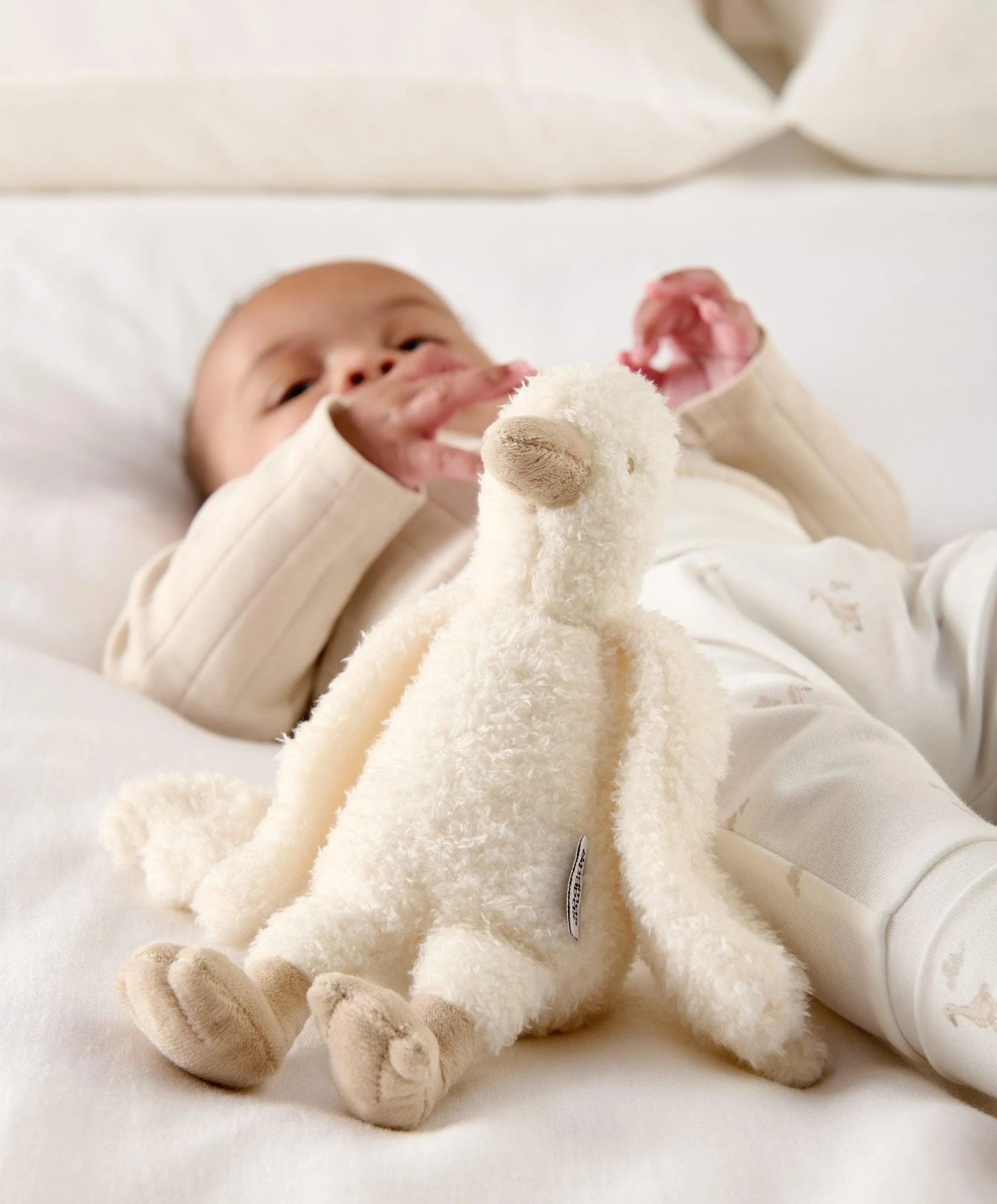 Mamas & Papas Welcome to the World Duckling Beanie Soft Toy - Image 3