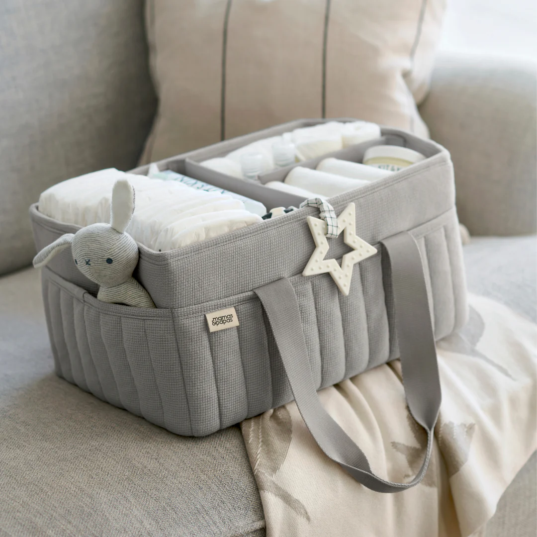 Nappy Caddy - Grey Waffle - Image 2
