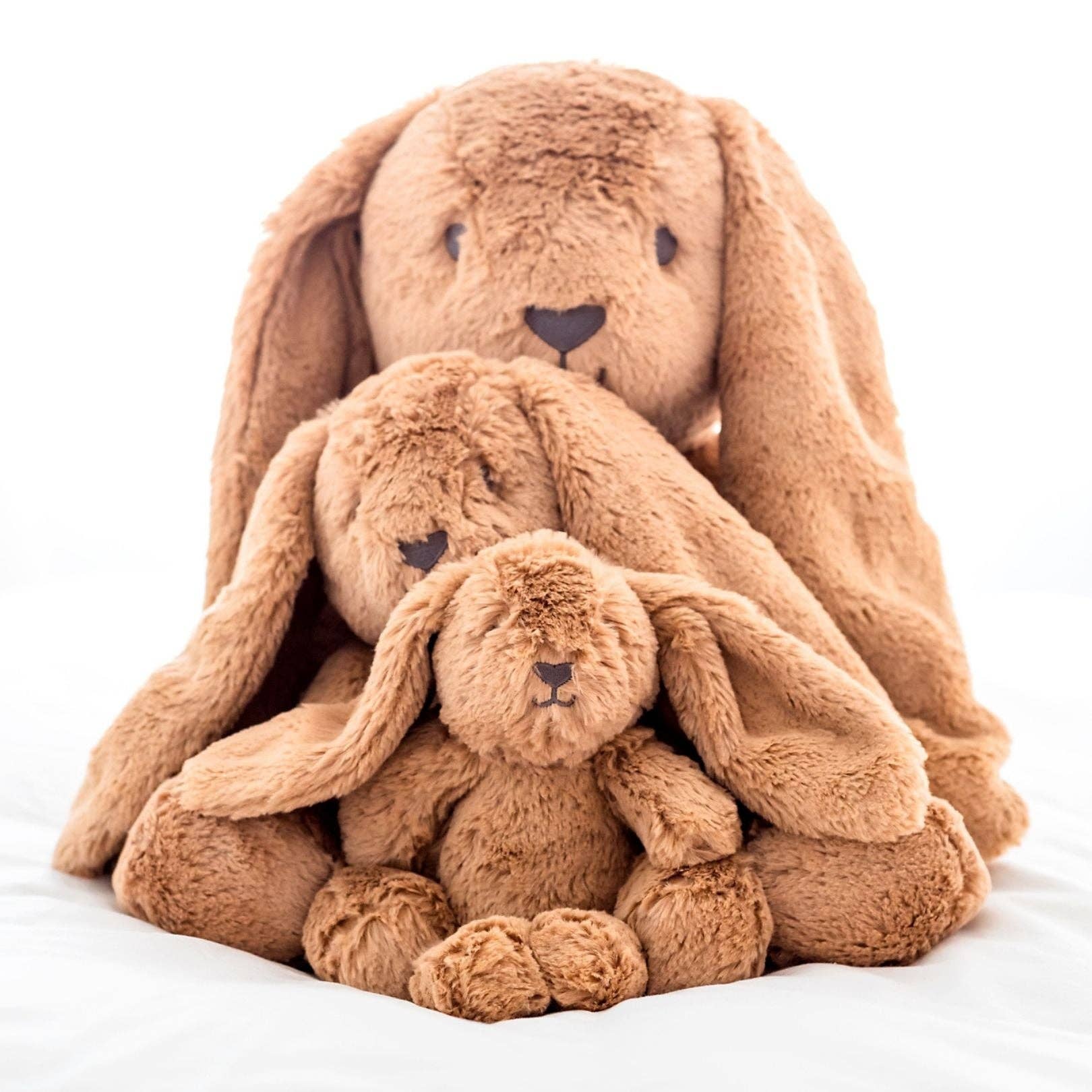 OB Designs Australia - Little Bailey Caramel Bunny Soft Toy 10" / 25cm - Image 5