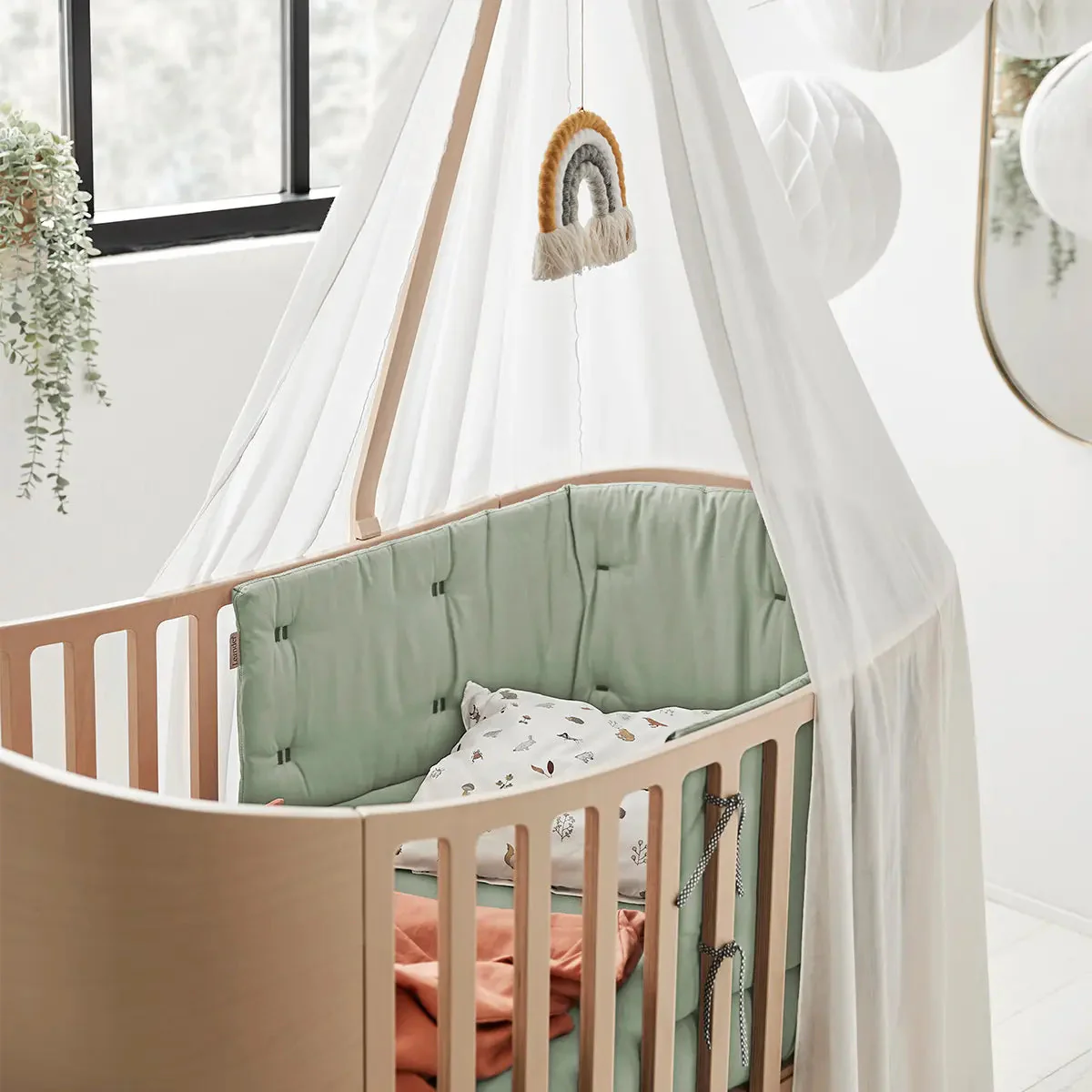 Organic Classic Cot Bumper - Image 8