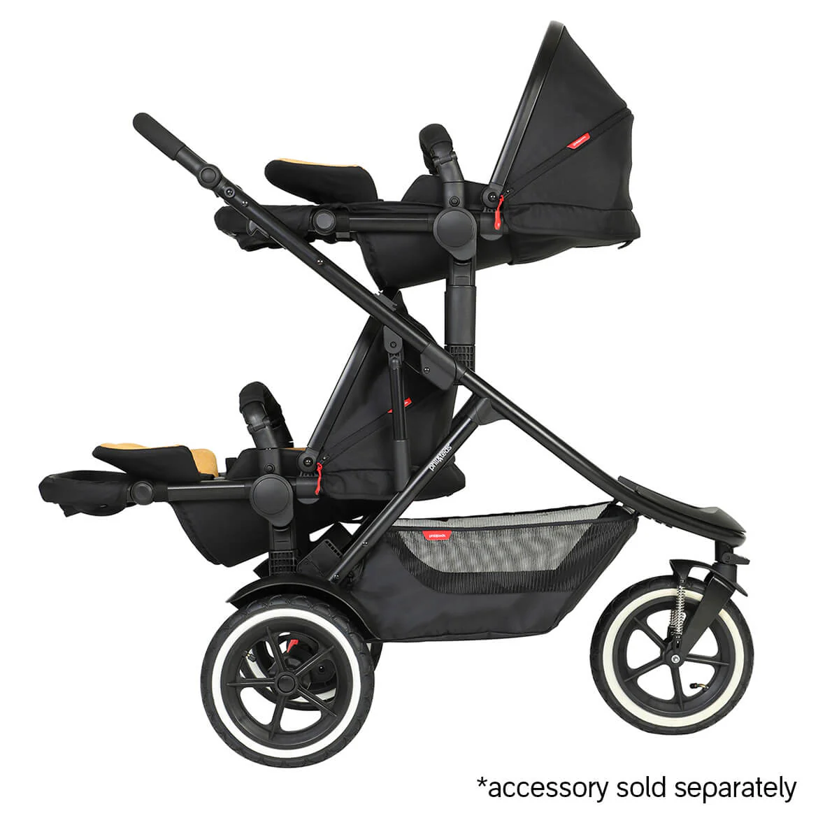 Phil&Teds sport verso sporty& modular inline® DOUBLE Stroller - Image 34