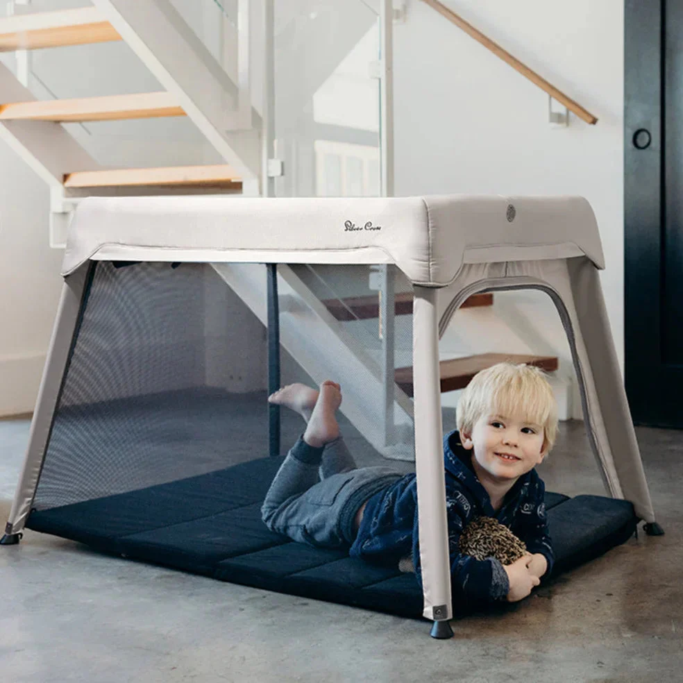 Silver Cross Slumber Travel Cot Stone - Image 6