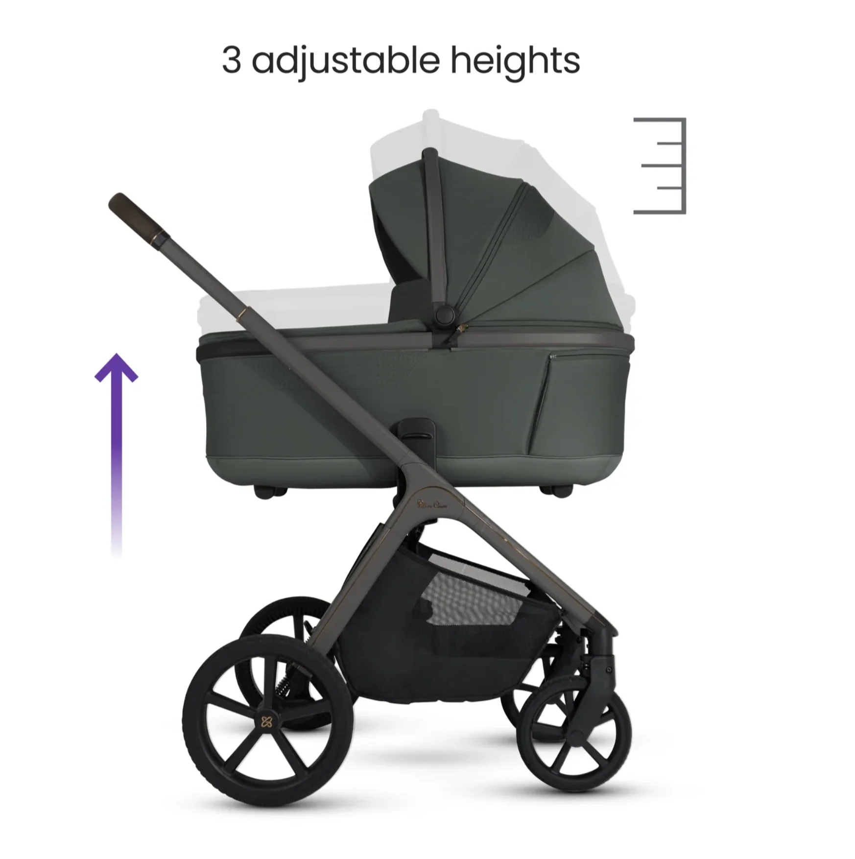 Silvercross Cove Pewter with Carrycot (6 Piece) FREE Phone Holder - Image 7