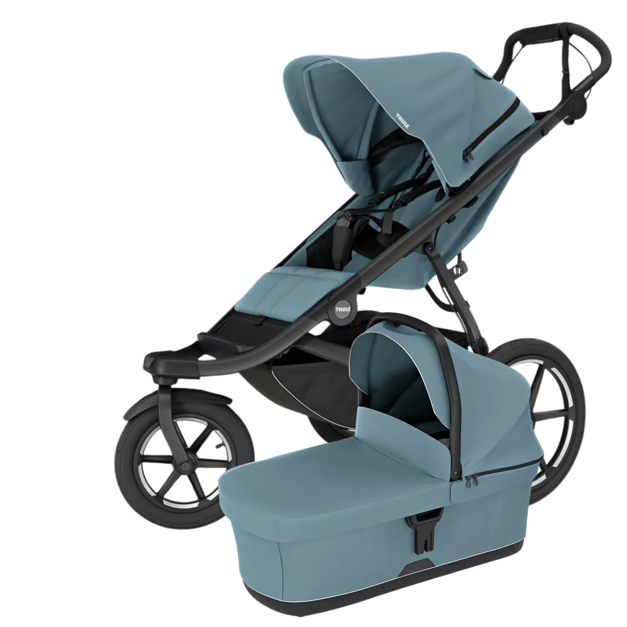Thule Urban Glide 3 Stroller + Bassinet Mid-Blue | Bonus Gift - Image 3